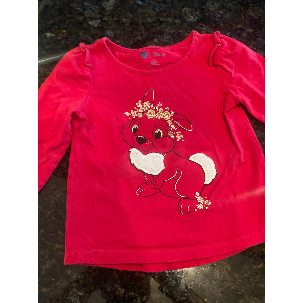 Thumper Long Sleeved Red Shirt (3T)